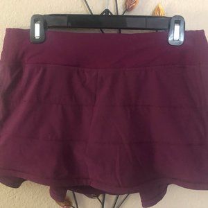 Lululemon EUC Pace Rival Skirt /Marvel size 8REG